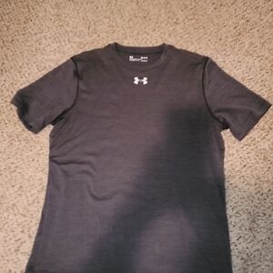 Under Armour Men's Dark Gray Short Sleeve Tee HeatGear M